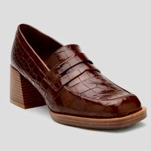 Coconuts by Matisse Pace Croc Embossed Penny Loafer